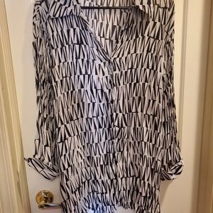 Ashley Stewart button up blouse, sz 22
